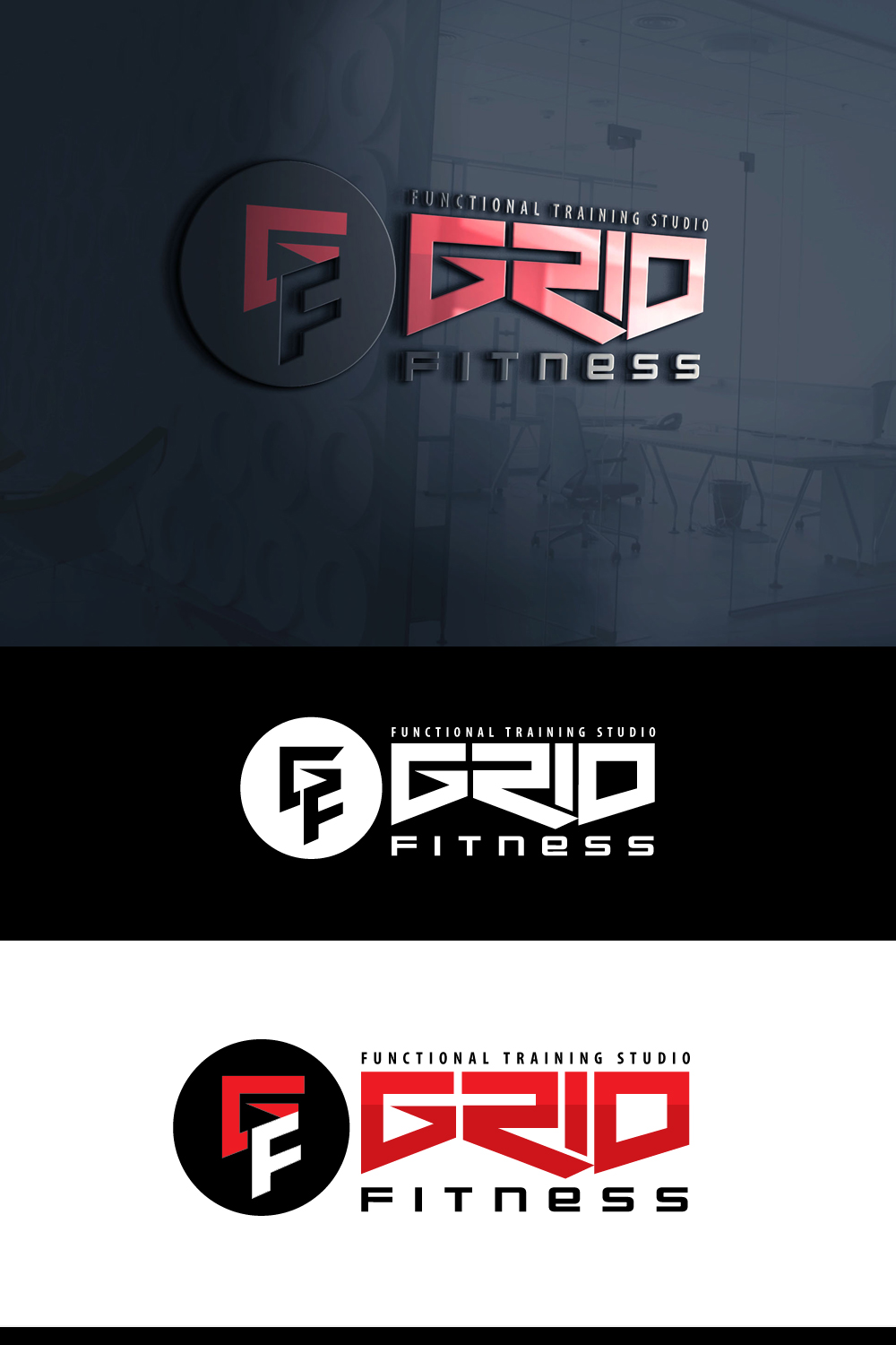Diseño de Logo por e-graphics para GRID Fitness | Diseño #17498901