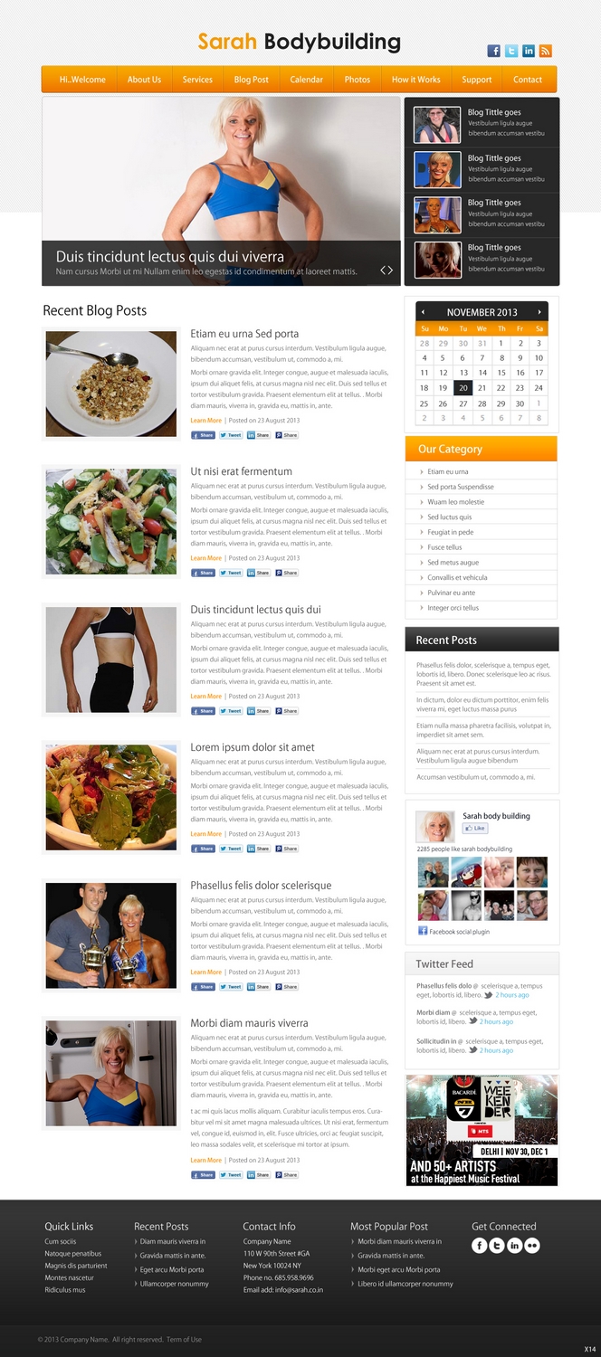 Wordpress Design by pb for this project | Design #2735566