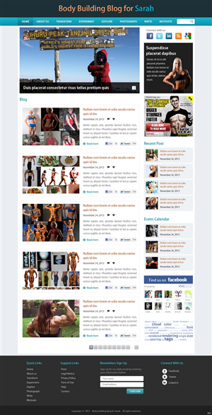 Wordpress Design by pb for this project | Design: #2735570