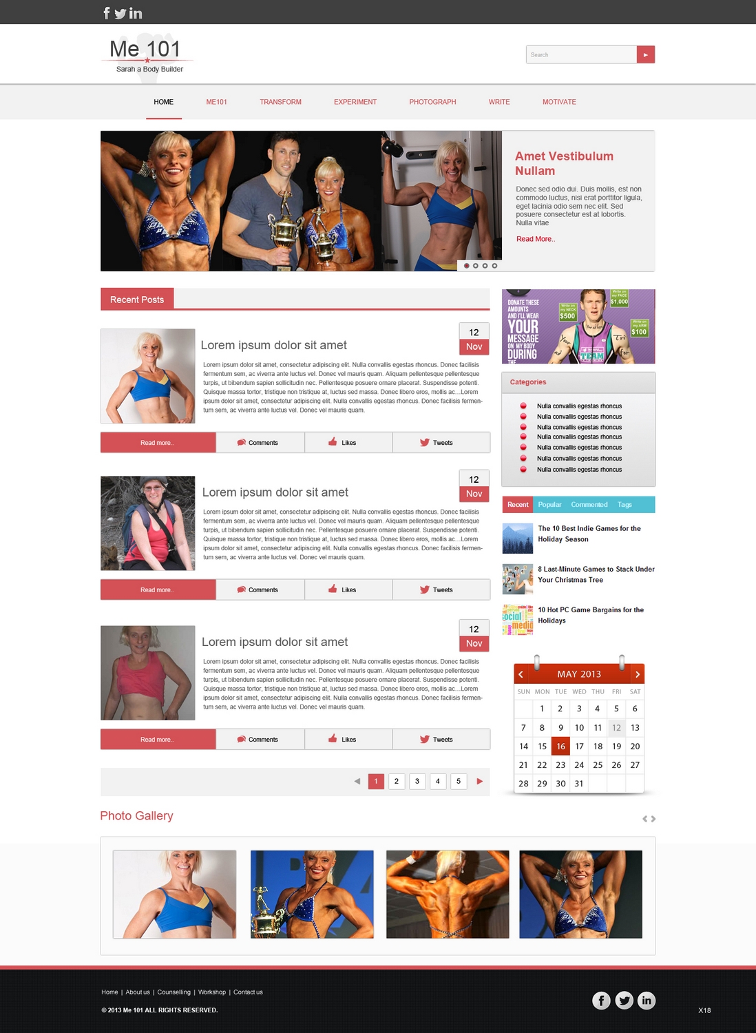 Wordpress Design by pb for this project | Design #2740677