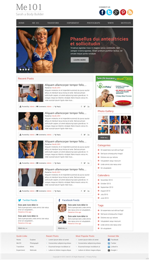 Wordpress Design by pb for this project | Design: #2753527