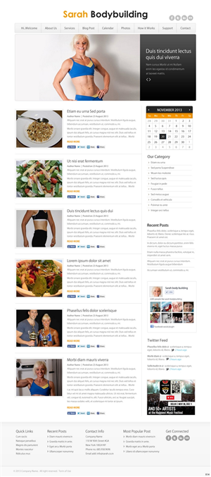 Wordpress Design by pb for this project | Design: #2753538