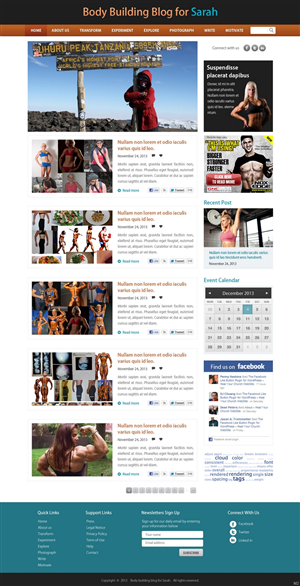 Wordpress Design by pb for this project | Design: #2753541