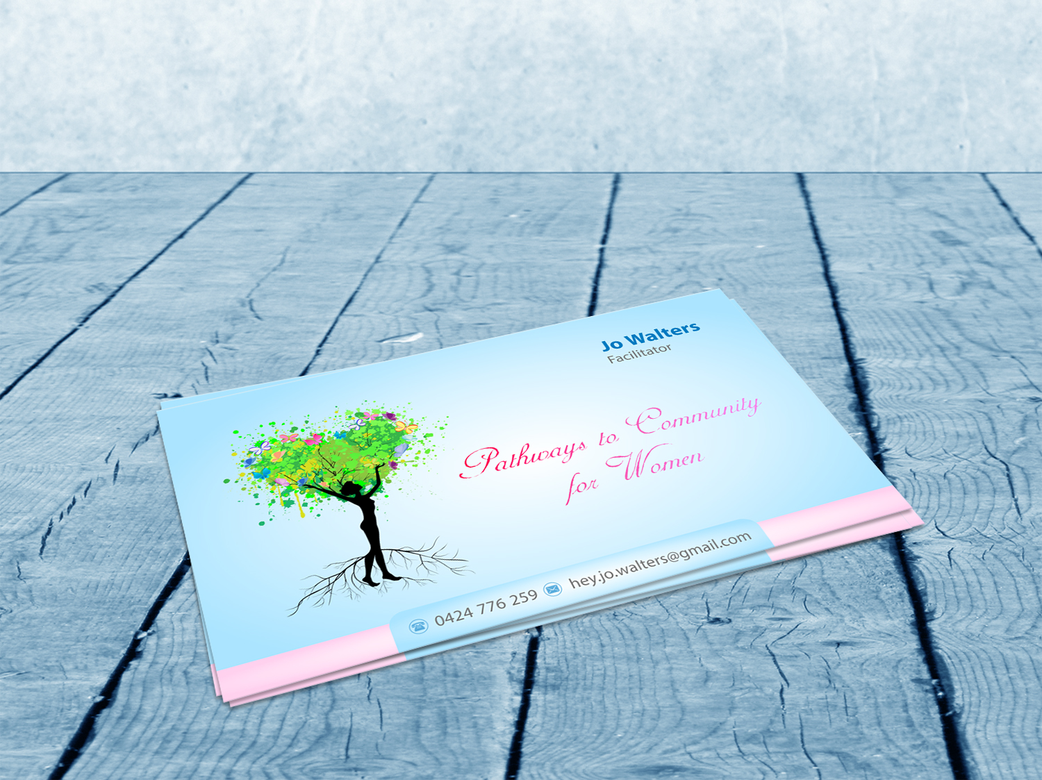 Business Card Design by Petter Goms for Pathways to Community for Women | Design #17498039