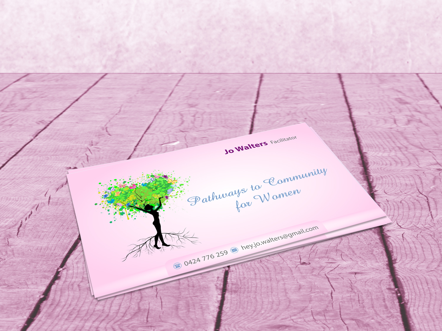 Business Card Design by Petter Goms for Pathways to Community for Women | Design #17498095