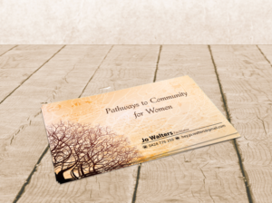 Business Card Design by Petter Goms for Pathways to Community for Women | Design: #17498671