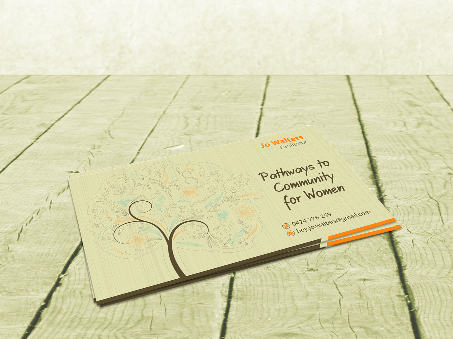 Business Card Design by Petter Goms for Pathways to Community for Women | Design #17498875