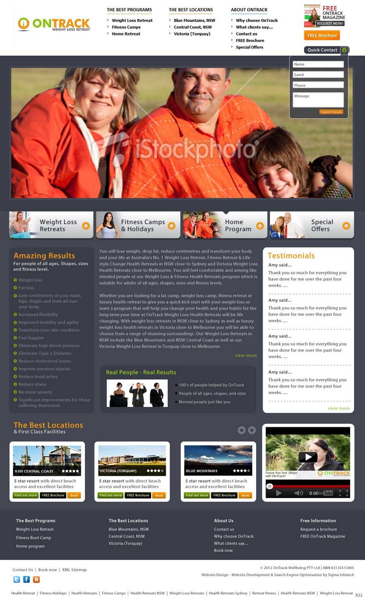 Web Design by pb for OnTrack Wellbeing PTY Ltd | Design #633541