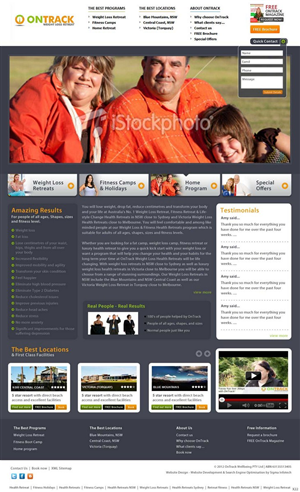 Web Design by pb for OnTrack Wellbeing PTY Ltd | Design: #633541