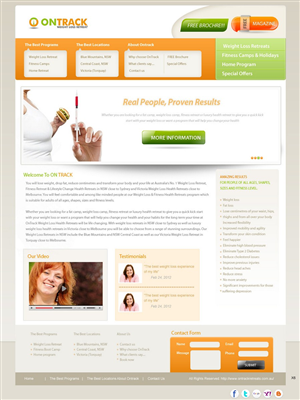 Web Design by pb for OnTrack Wellbeing PTY Ltd | Design: #638700