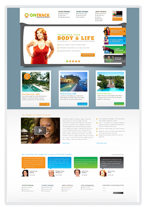 Diseño Web por His-P Design Studio para OnTrack Wellbeing PTY Ltd | Diseño #645566