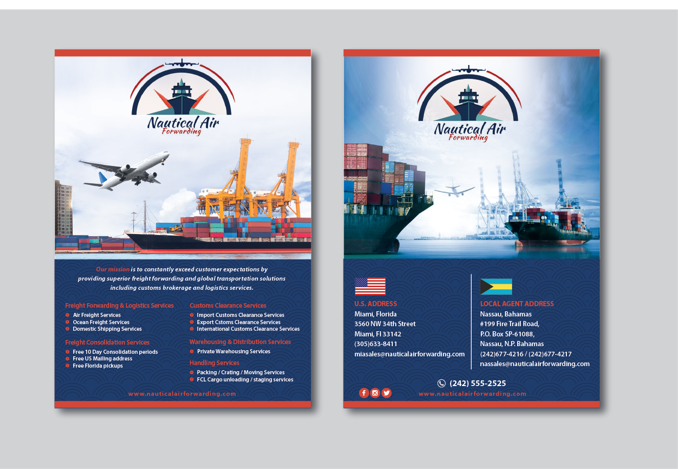 Postcard Design by alex989 for Design Services Ltd. | Design #17677518