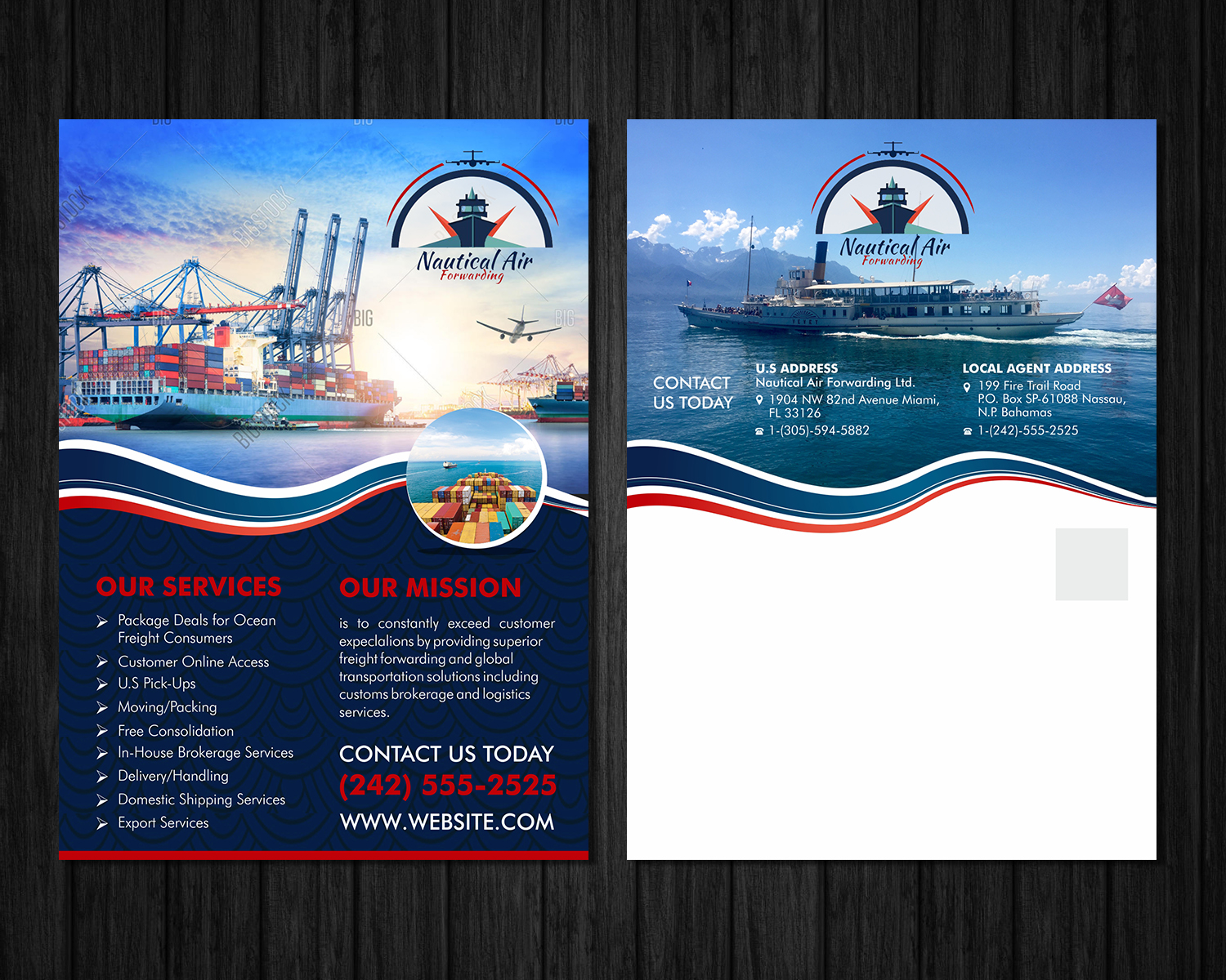Postcard Design by ecorokerz for Design Services Ltd. | Design #17488793