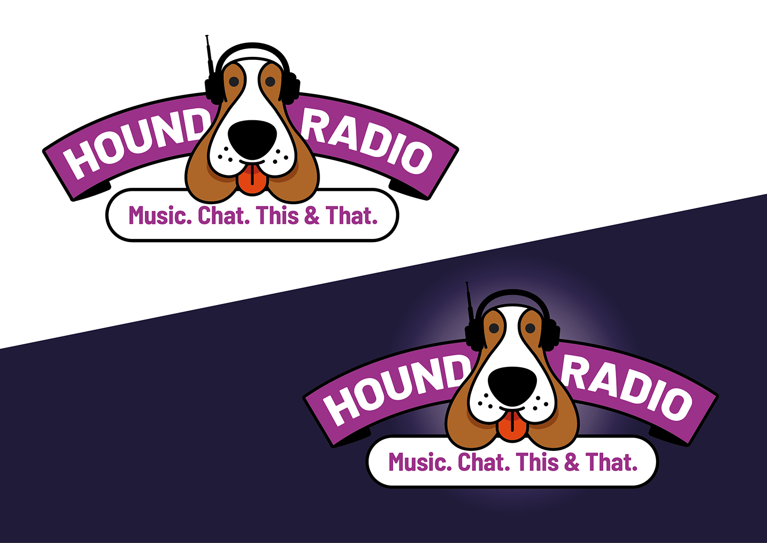 Logo Design by Channel Studio for Hound Radio, LLC | Design #17790250