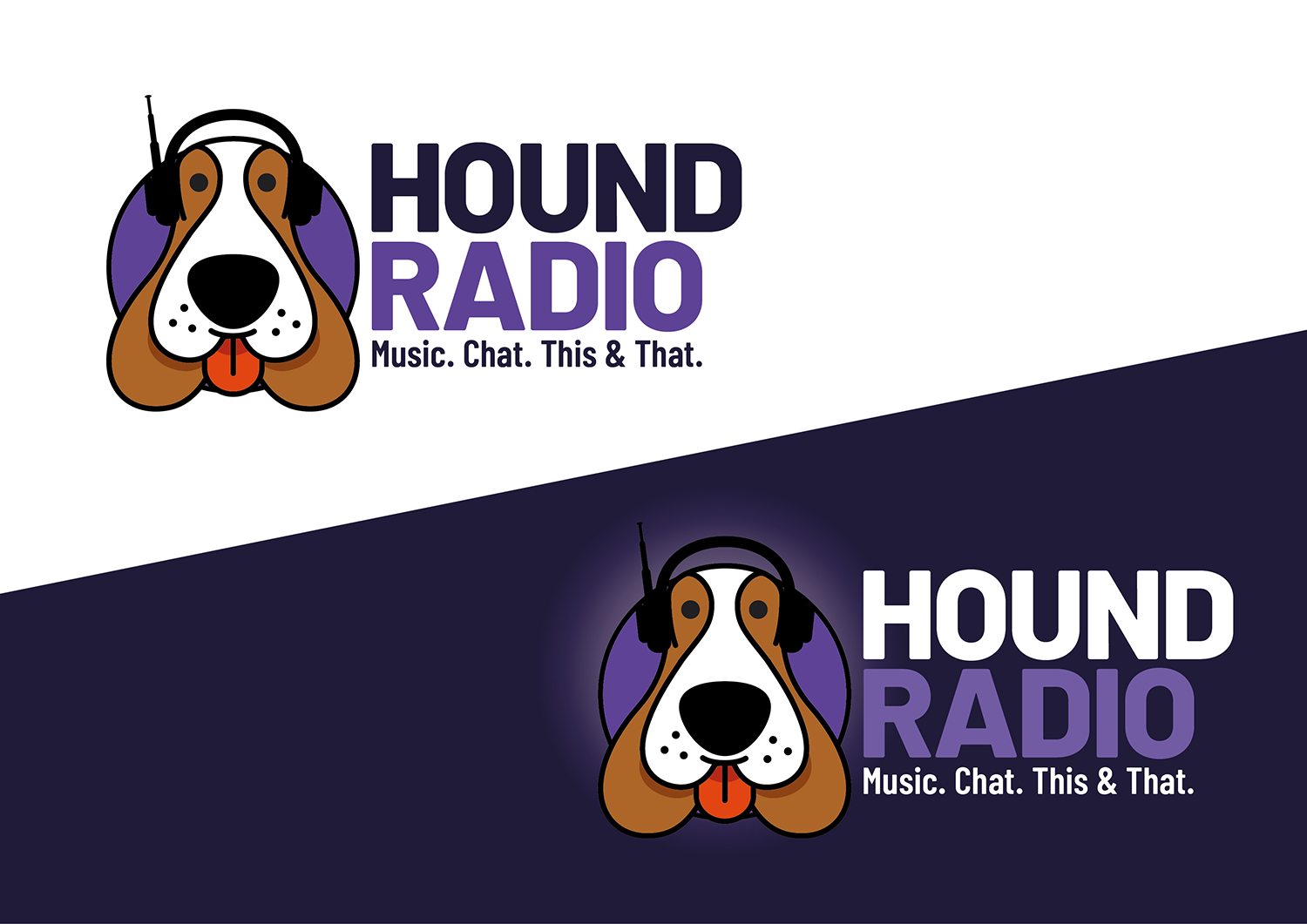 Diseño de Logo por Channel Studio para Hound Radio, LLC | Diseño #17790251