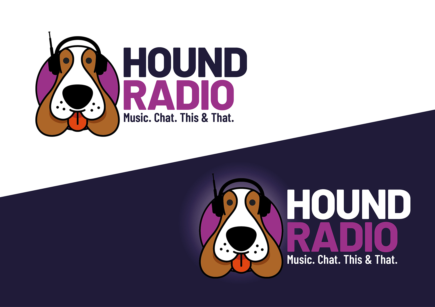 Diseño de Logo por Channel Studio para Hound Radio, LLC | Diseño #17790252
