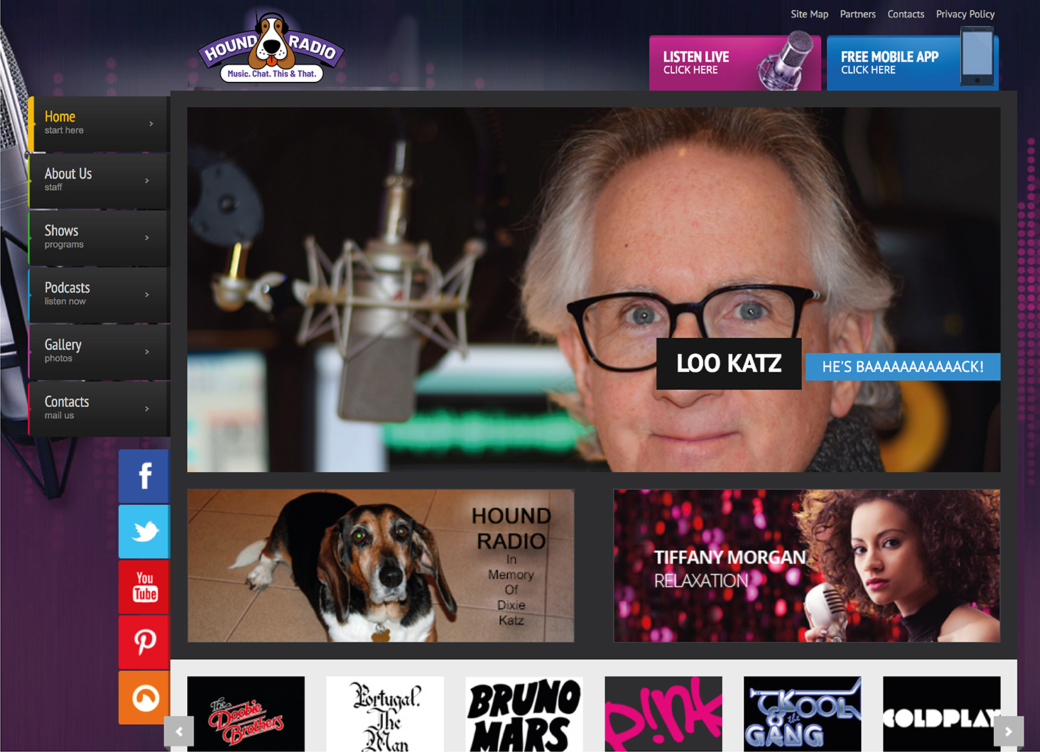 Diseño de Logo por Channel Studio para Hound Radio, LLC | Diseño #17790835