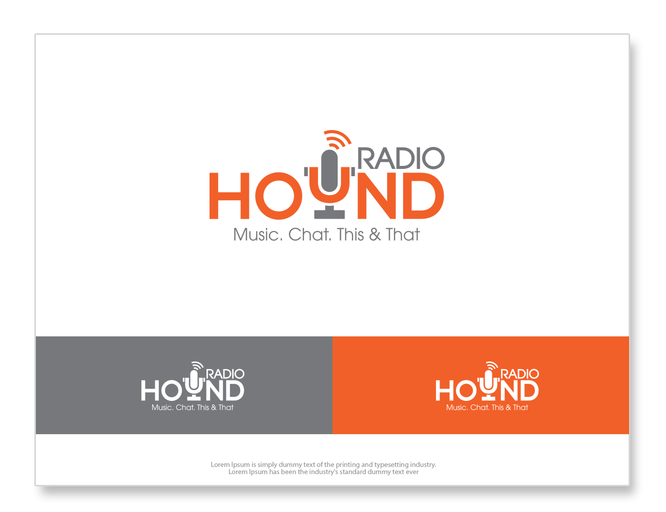 Logo Design by groomfox for Hound Radio, LLC | Design #17611747