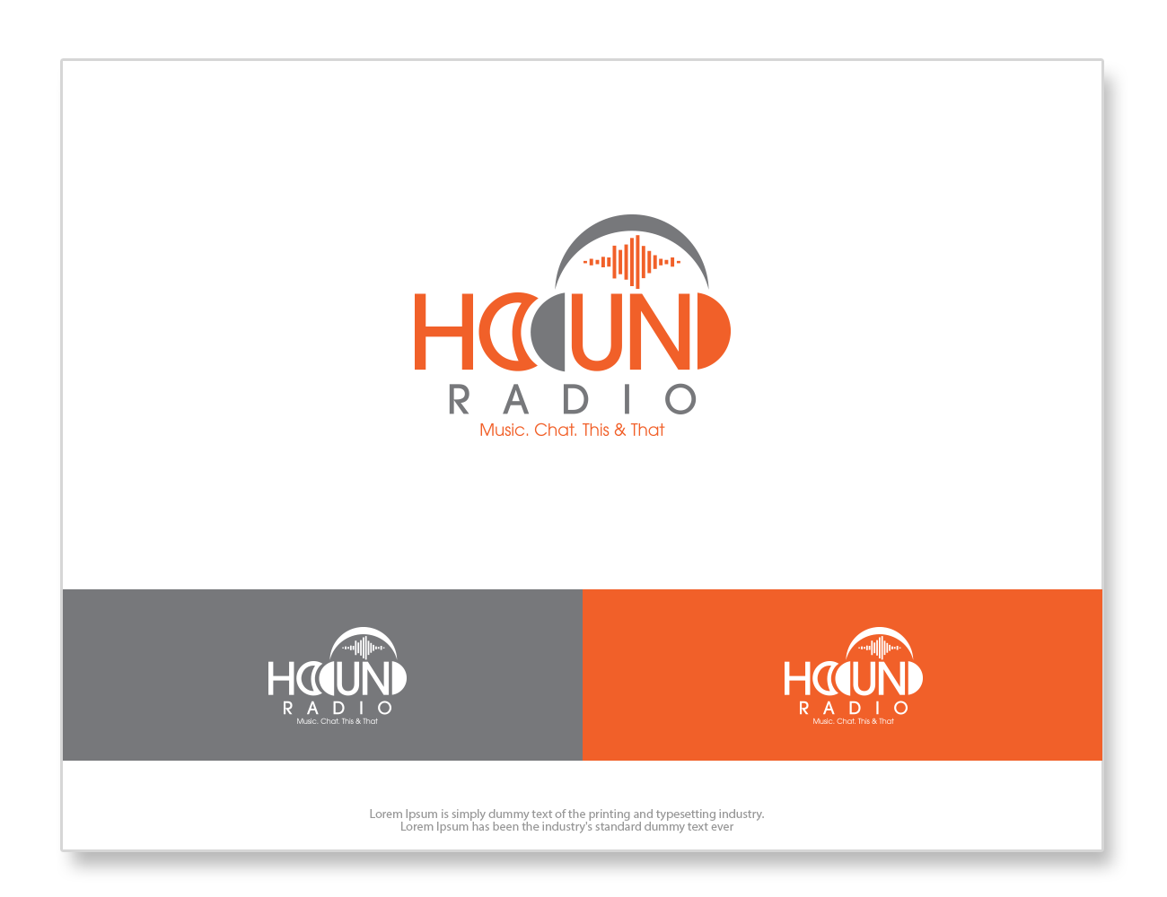 Logo Design by groomfox for Hound Radio, LLC | Design #17611748