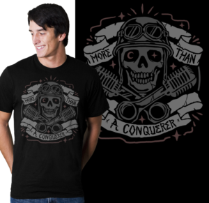 VINTAGE STYLE, ROCK-INSPIRED T-SHIRT | T-shirt Design by krizvector