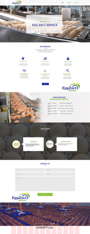 Web Design by 5SD solutions for EggZact Services | Design: #17505042
