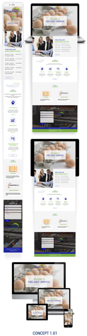 Web Design by 5SD solutions for EggZact Services | Design: #17532369