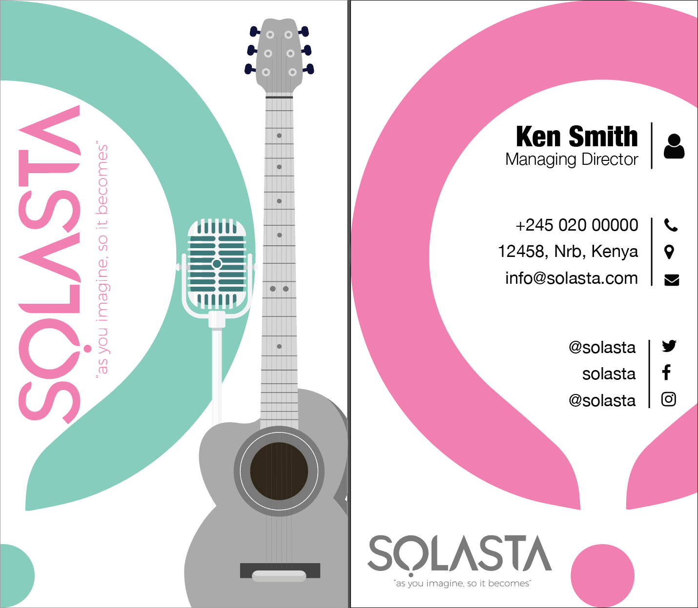 Business Card Design by ranchoz for Solasta | Design #17526958
