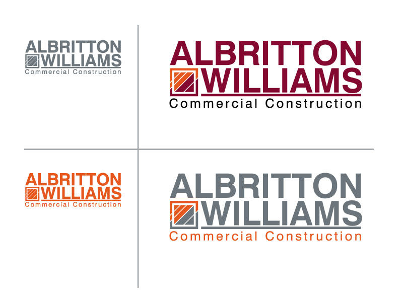 Masculine, Upmarket, Construction Logo Design for 'Albritton Williams