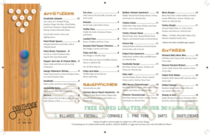 Menu Design by peterdesign for Southside Social | Design: #17576194