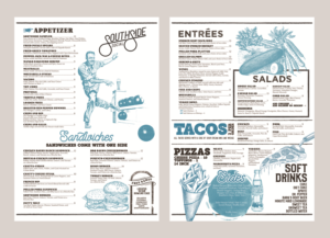 Menu Design by mrmrnjr for Southside Social | Design: #17699905