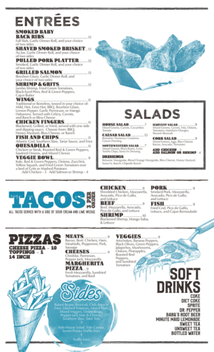 Menu Design by mrmrnjr for Southside Social | Design: #17729688