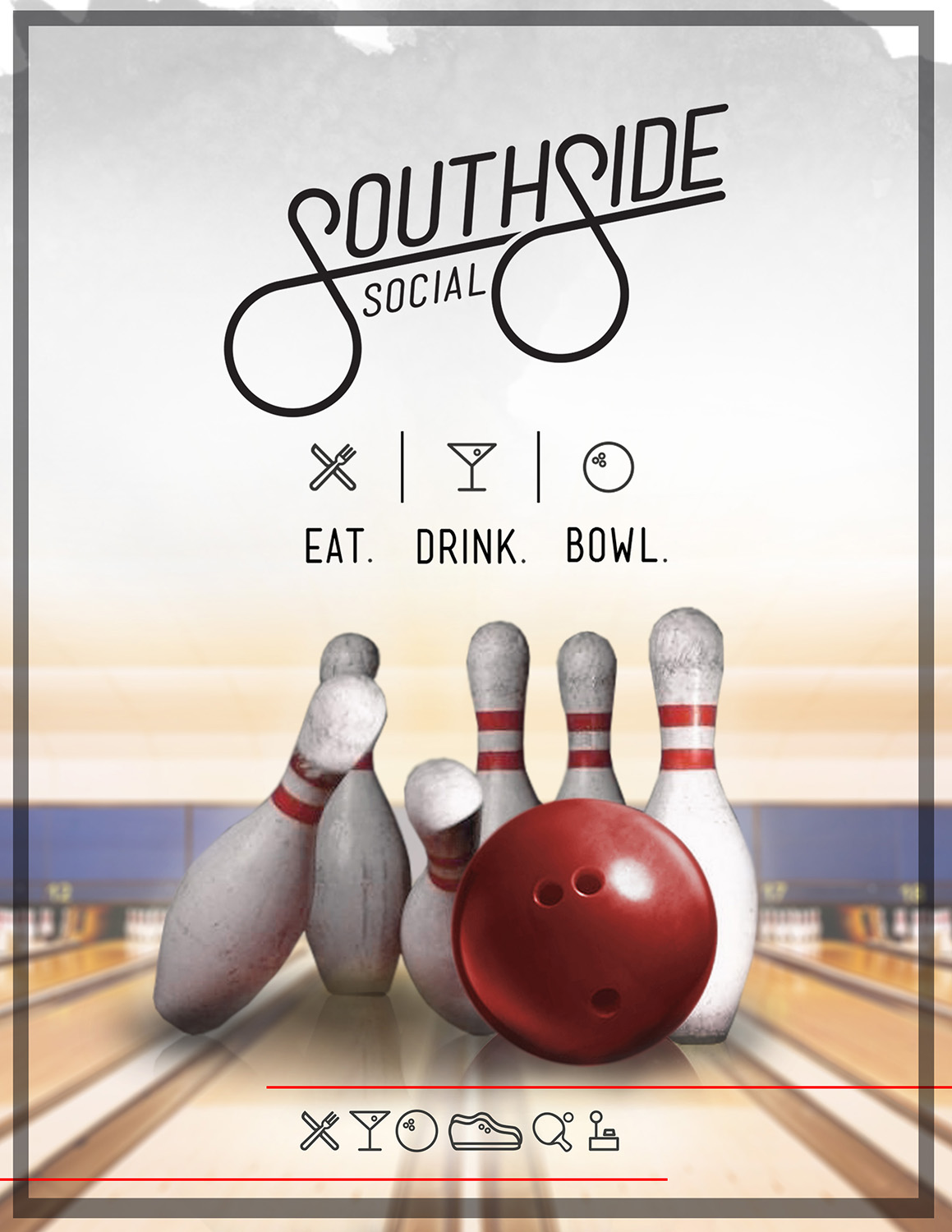 Design de Menu par Lesaba Design pour Southside Social | Design #17661905