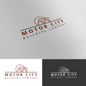 www.BuildMotorCity.com (and/or) Motor City Building Company | Logo Design by Kimosis Designs
