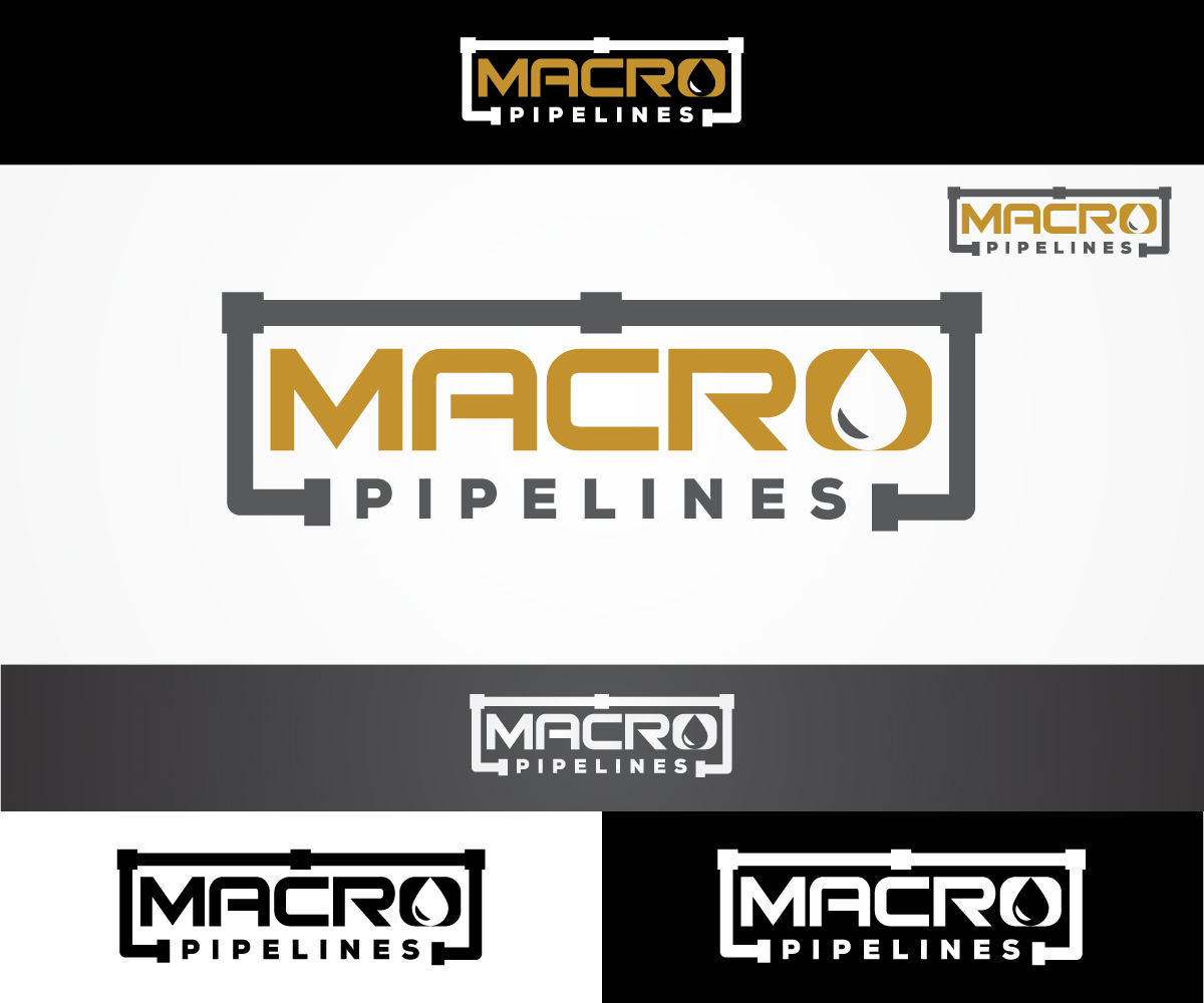 Logo Design by sangeloenriquez for Macro Pipelines | Design #17771806