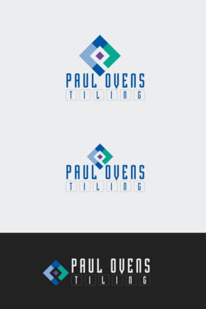 Logo Design by ColorDrops for Paul Ovens Tiling | Design: #17499563