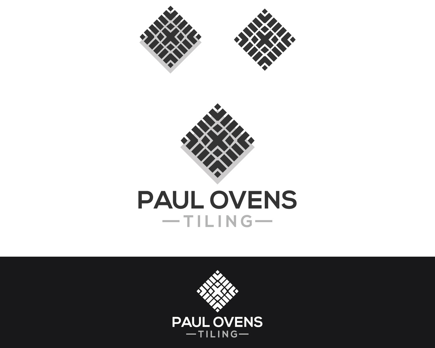 Logo Design by MAWBM for Paul Ovens Tiling | Design #17508952