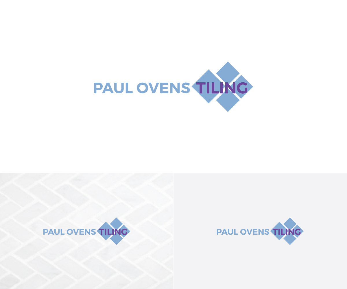 Logo Design by eMARK for Paul Ovens Tiling | Design #17501332