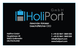 Logo and Business Card Design by Senpachie for HoliPort GmbH | Design: #2805379