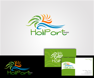 Logo- und Visitenkarten-Design von Akash für HoliPort GmbH | Design #2738779