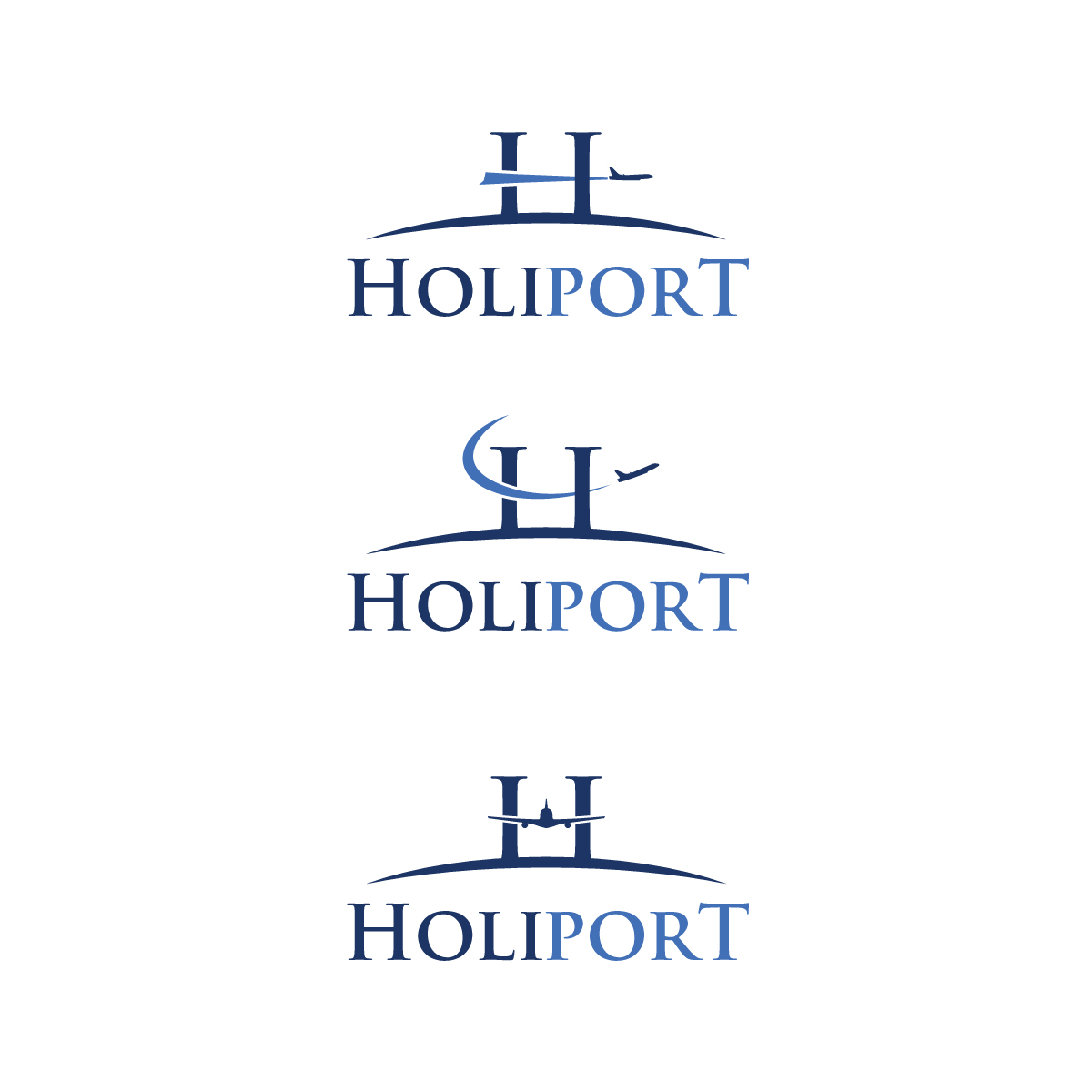 Logo and Business Card Design by design_factory for HoliPort GmbH | Design #2765930