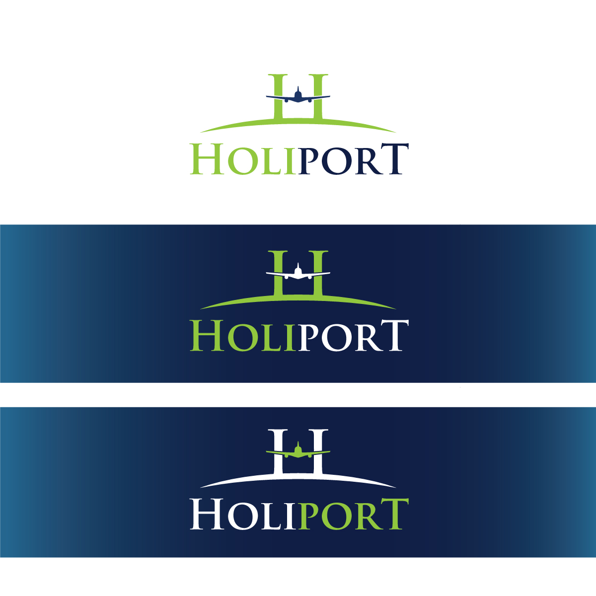 Diseño de Logo y Tarjeta de Presentación por design_factory para HoliPort GmbH | Diseño #2787727