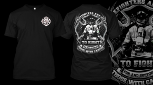 Firefighters Fighting Cancer and FOR those with Cancer | T-Shirt-Design von Bayu_susilo