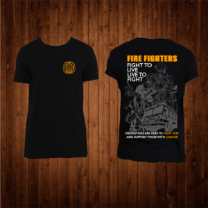 Firefighters Fighting Cancer and FOR those with Cancer | T-Shirt-Design von deevillacarlos