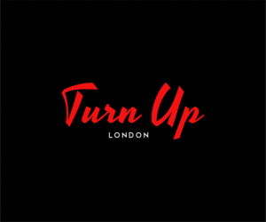 Turn Up (london in small font on side below turn up) | Logo Design by mrSergio