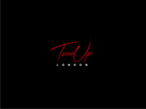 Turn Up (london in small font on side below turn up) | Logo Design by Atvento Graphics