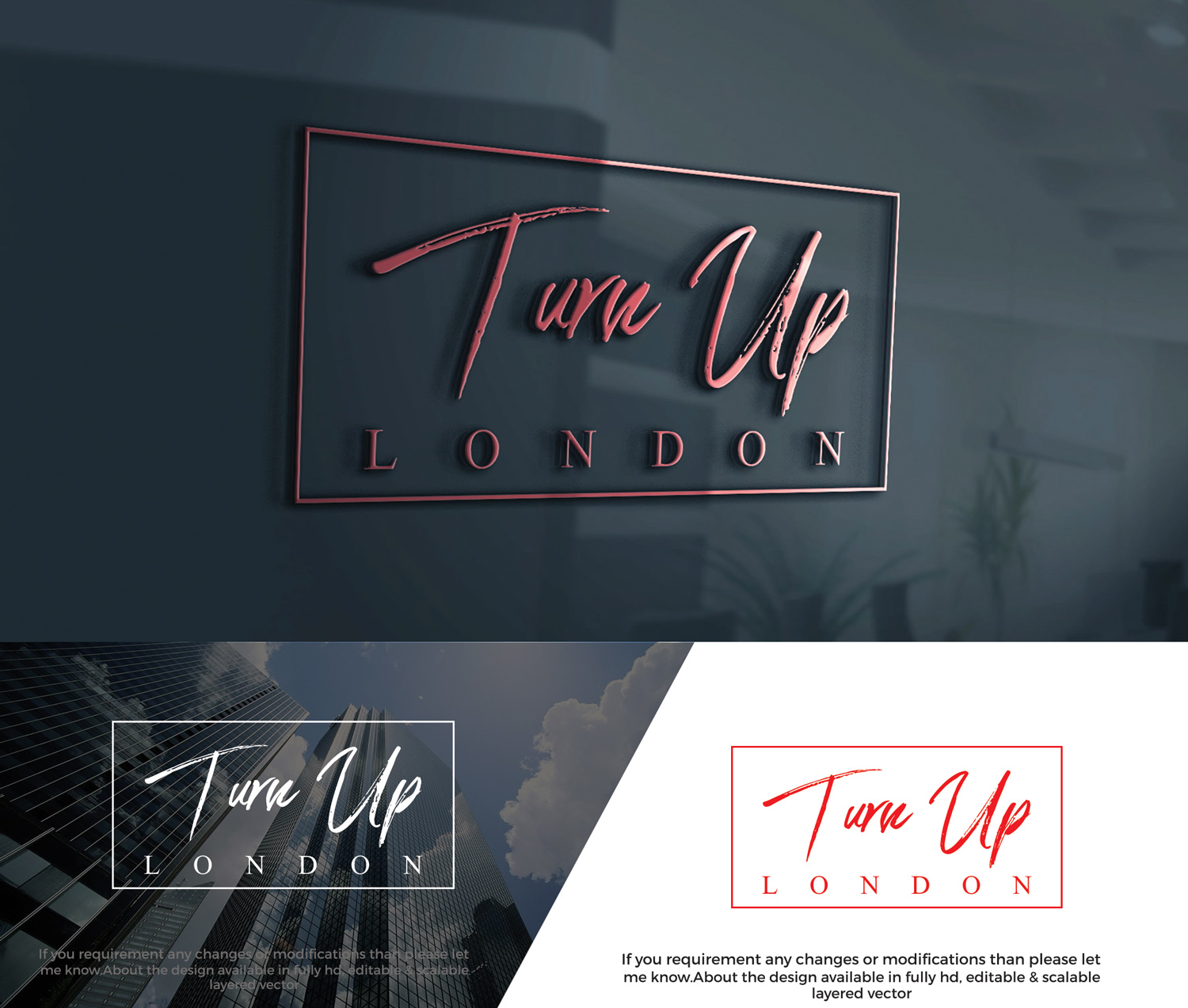 Logo Design by Robin Freelancer for Turn Up London | Design: #17485656