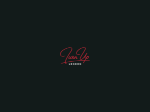 Turn Up (london in small font on side below turn up) | Logo Design by mldtrvs
