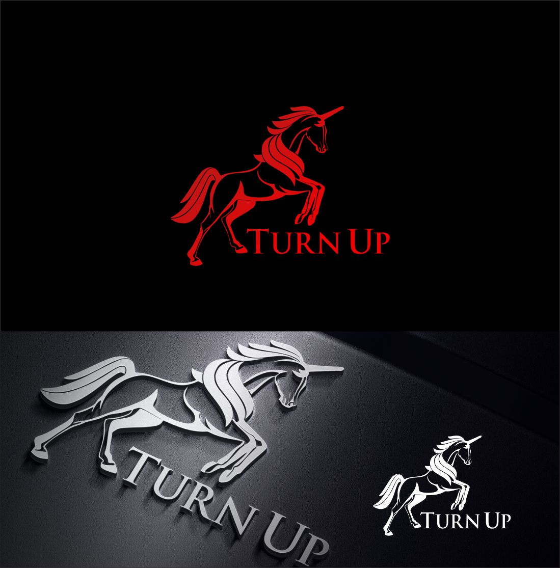 Logo Design by Mariono Fx for Turn Up London | Design #17486142