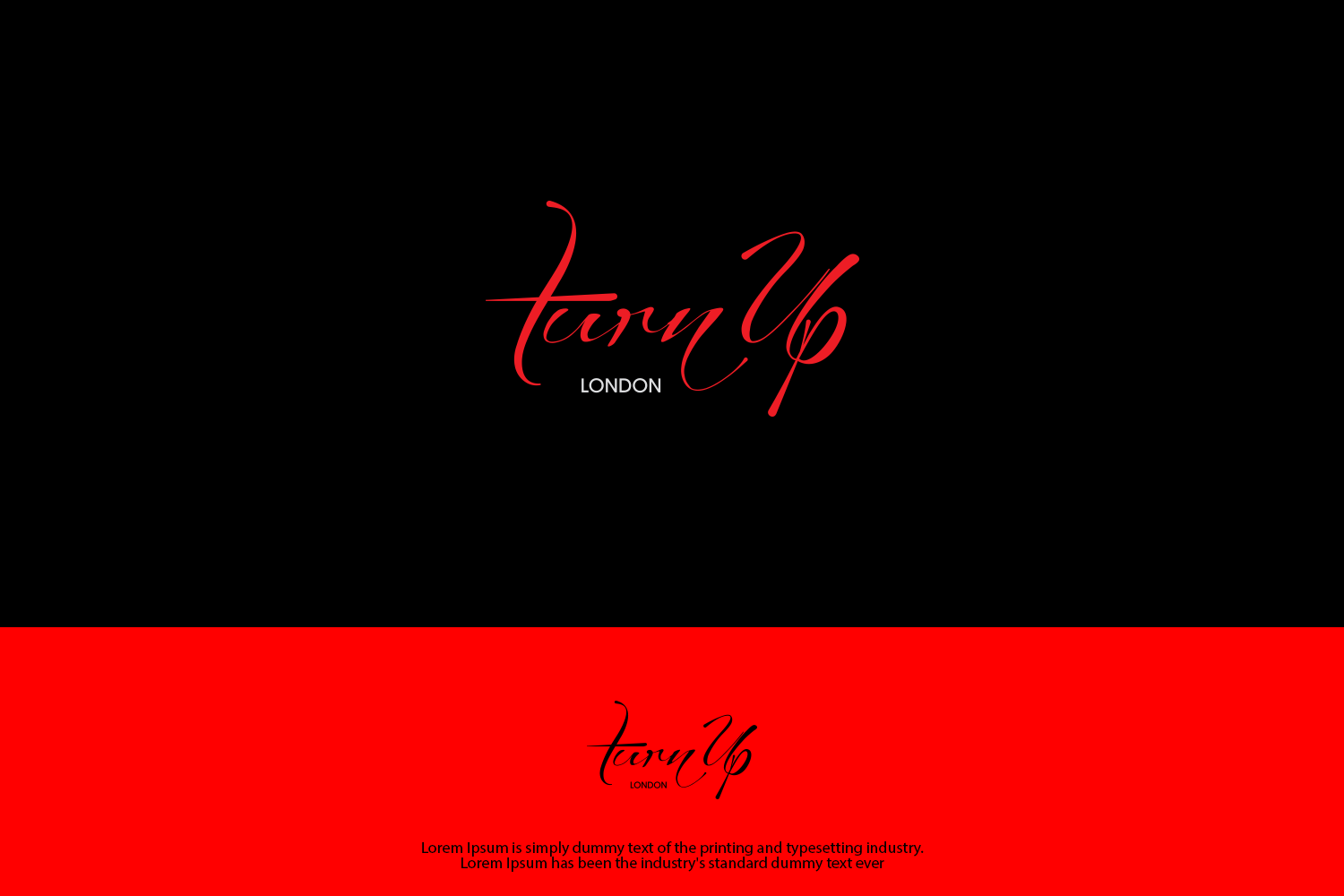 Logo-Design von groomfox für Turn Up London | Design #17492624