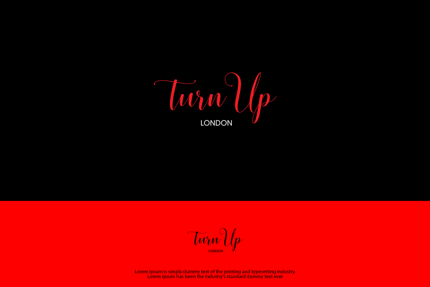 Logo-Design von groomfox für Turn Up London | Design #17492625